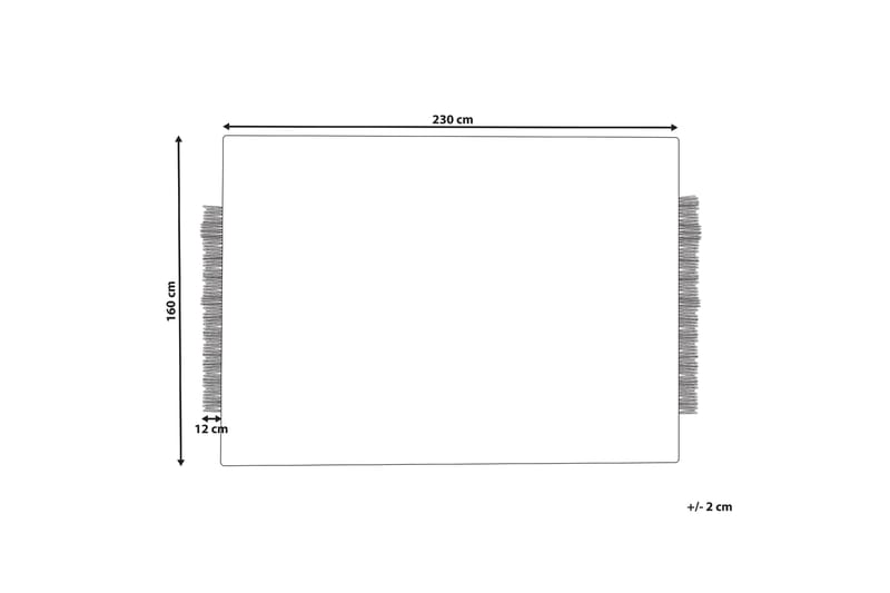 Ullteppe Divarli 160x230 cm - Beige - Tekstiler & tepper - Teppe & matte - Moderne matte - Ullteppe