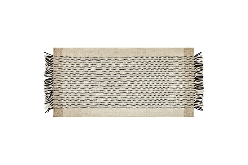 Ullteppe Divarli 80x150 cm - Beige - Ullteppe