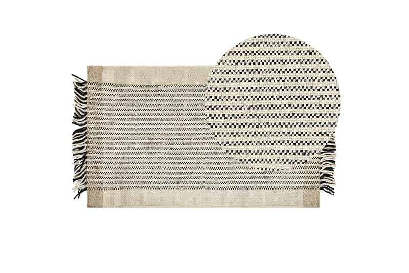 Ullteppe Divarli 80x150 cm - Beige - Ullteppe