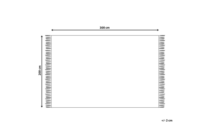 Ullteppe Ghukasavan 200x300 cm - Beige - Ullteppe