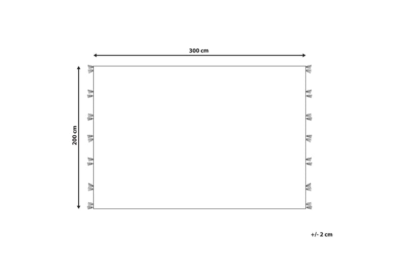 Ullteppe Kaghsi 200x300 cm - Rød - Tekstiler & tepper - Teppe & matte - Moderne matte - Ullteppe