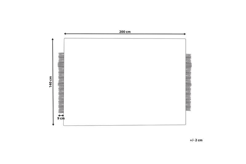 Ullteppe Ketenli 140x200 cm - Svart/hvit - Tekstiler & tepper - Teppe & matte - Moderne matte - Ullteppe