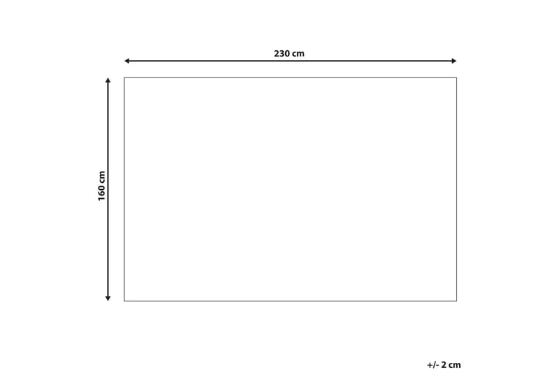 Ullteppe Mucur 160x230 cm - Gul - Tekstiler & tepper - Teppe & matte - Moderne matte - Ullteppe