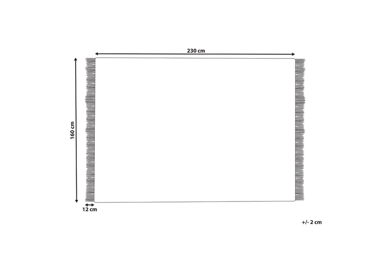 Ullteppe Tekeler 160x230 cm - Grå - Tekstiler & tepper - Teppe & matte - Moderne matte - Ullteppe