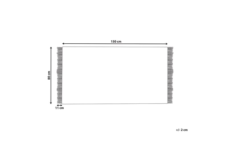 Ullteppe Yazlik 80x150 cm - Beige - Tekstiler & tepper - Teppe & matte - Moderne matte - Ullteppe