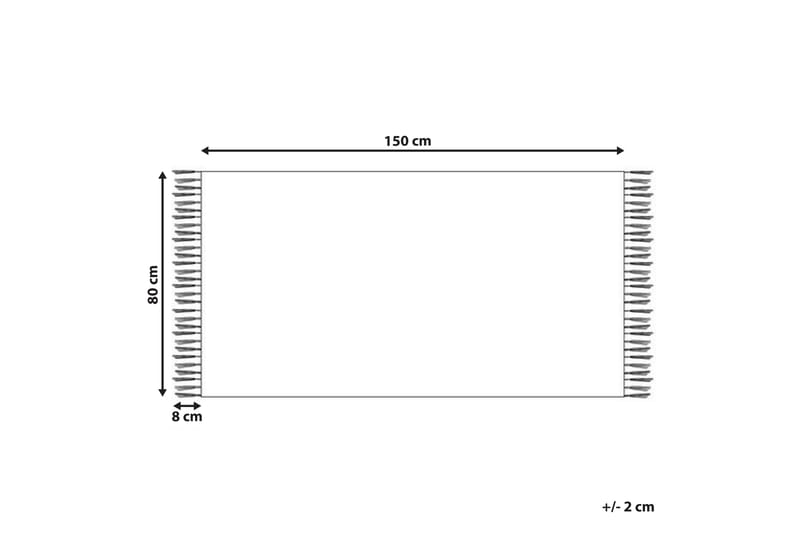 Ullteppe Zovuni 80x150 cm - Rød - Tekstiler & tepper - Teppe & matte - Moderne matte - Ullteppe