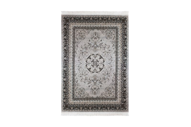 Casablanca Medallion Orientalsk Matte 160x230 - Sølv - Tekstiler & tepper - Teppe & matte - Orientalske tepper - Persisk matte