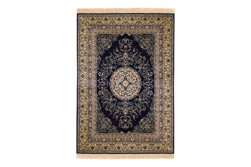 Casablanca Orientalisk Matte 240x330 Viskose - Marineblå - Tekstiler & tepper - Teppe & matte - Orientalske tepper - Persisk matte