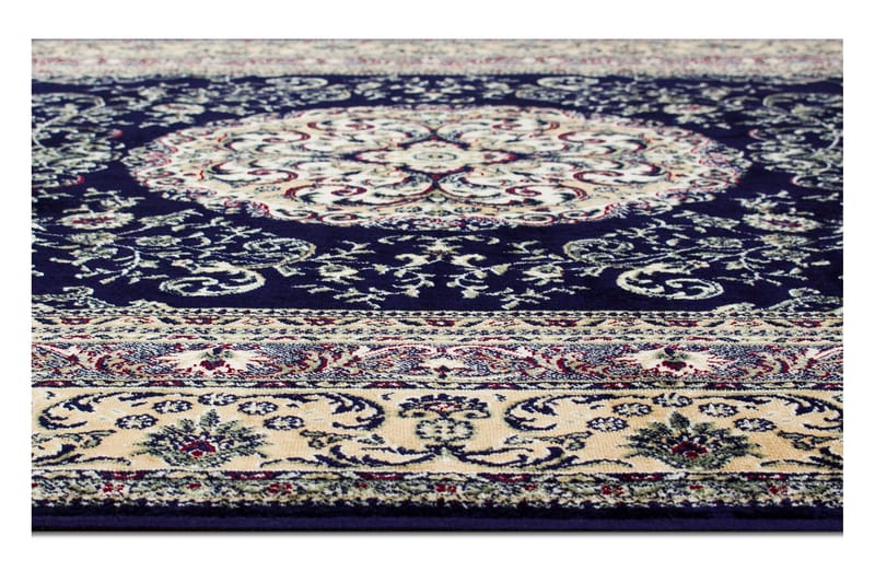 Casablanca Orientalisk Matte 240x330 Viskose - Marineblå - Tekstiler & tepper - Teppe & matte - Orientalske tepper - Persisk matte