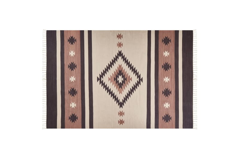 Kelimteppe Aragats 200x300 cm - Beige - Små tepper - Kelimtepper - Mønstrede tepper - Store tepper