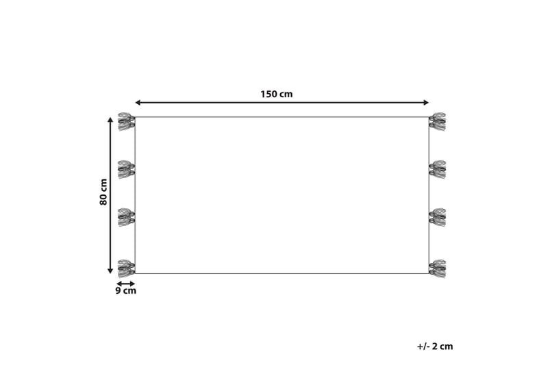 Kelimteppe Aralez 80x150 cm - Beige - Tekstiler & tepper - Teppe & matte - Orientalske tepper - Kelimtepper