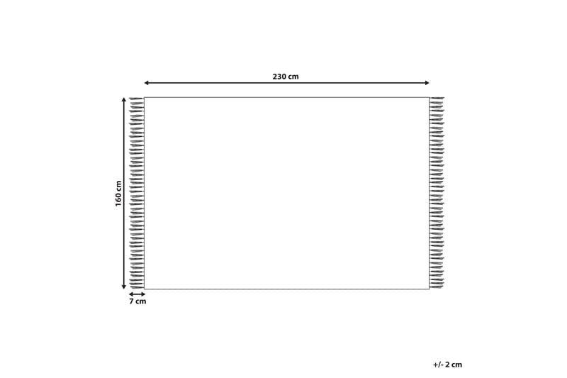 Kelimteppe Garni 160x230 cm - Rød - Tekstiler & tepper - Teppe & matte - Orientalske tepper - Kelimtepper