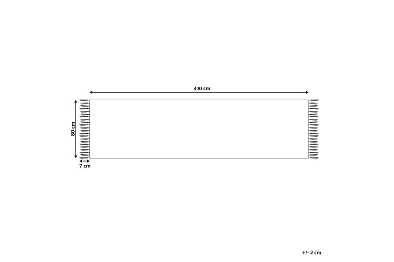 Kelimteppe Garni 80x300 cm - Rød - Tekstiler & tepper - Teppe & matte - Orientalske tepper - Kelimtepper