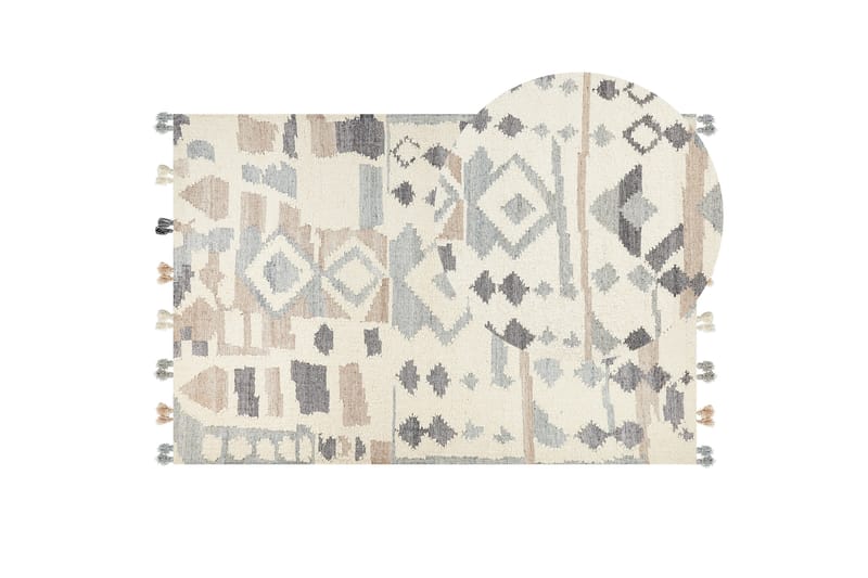 Kelimteppe Mrgavet 200x300 cm - Beige - Kelimtepper