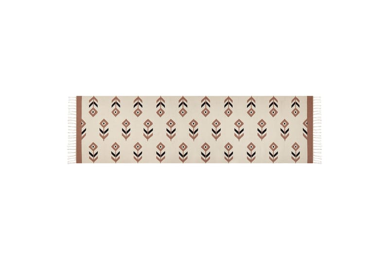 Kelimteppe Niavan 80x300 cm - Beige - Tekstiler & tepper - Teppe & matte - Orientalske tepper - Kelimtepper