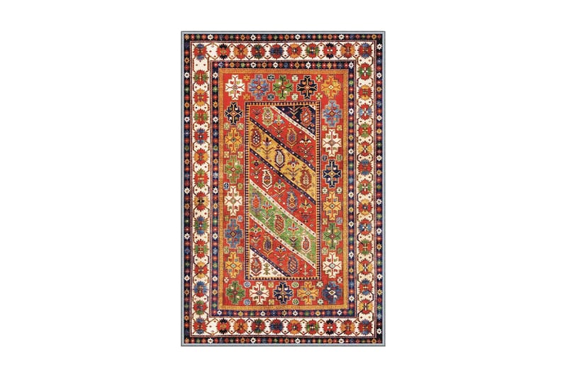 Matte Homefesto 100x200 cm - Multifarge - Små tepper - Orientalske tepper - Store tepper - Persisk matte