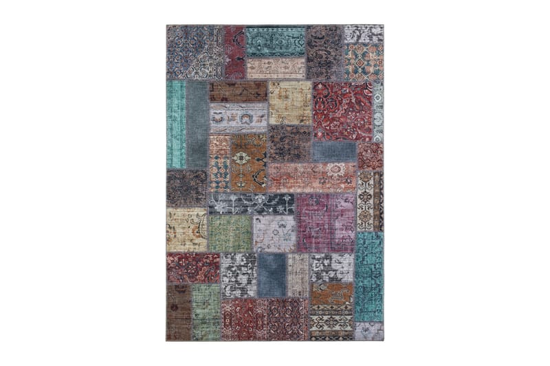 Patchham Patchworkmatte 200x290 cm - Flerfarget - Tekstiler & tepper - Teppe & matte - Orientalske tepper - Patchwork tepper