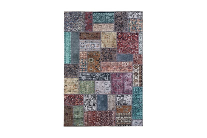 Patchwork Multi 160x230 - Flerfarget - Tekstiler & tepper - Teppe & matte - Orientalske tepper - Patchwork tepper