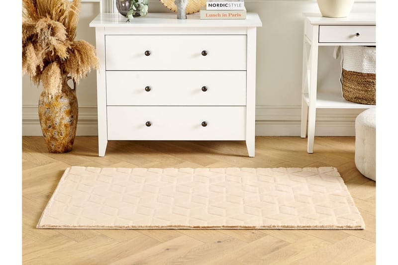 Skinnteppe Thatta 80x150 cm - Beige - Skinn & pelstepper