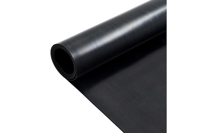 Gulvmatte antiskli gummi 1,2x2 m 2 mm glatt - Tekstiler & tepper - Teppe & matte - Spesialmatte - Gulvbeskyttelse