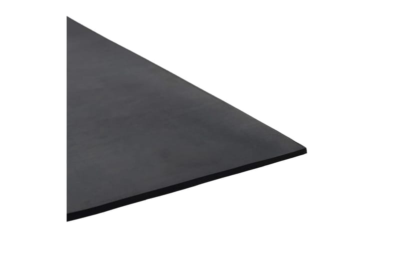 Gulvmatte antiskli gummi 1,2x2 m 3 mm glatt - Tekstiler & tepper - Teppe & matte - Spesialmatte - Gulvbeskyttelse