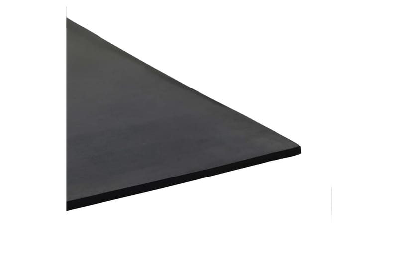 Gulvmatte antiskli gummi 1,2x2 m 4 mm glatt - Tekstiler & tepper - Teppe & matte - Spesialmatte - Gulvbeskyttelse