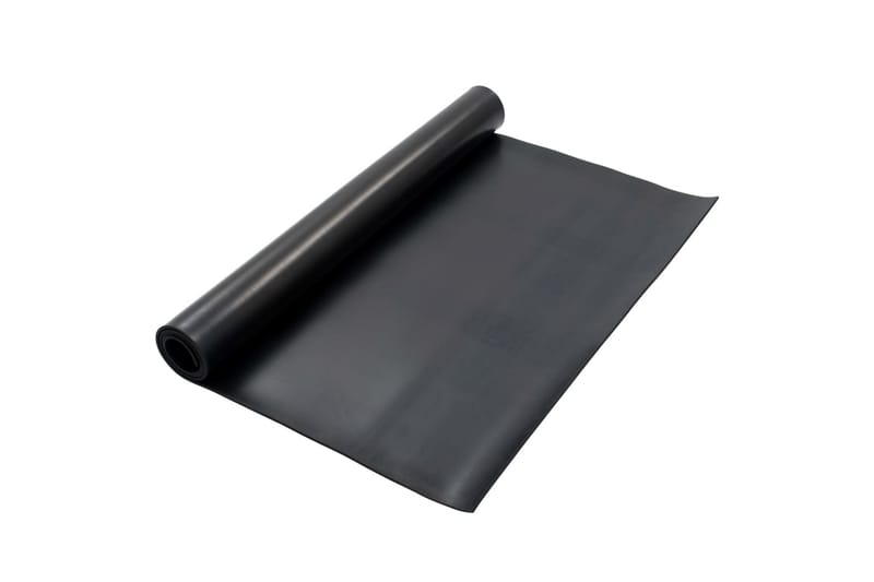 Gulvmatte antiskli gummi 1,2x2 m 6 mm glatt - Tekstiler & tepper - Teppe & matte - Spesialmatte - Gulvbeskyttelse