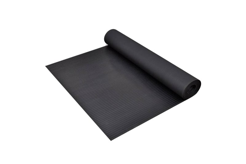 Gulvmatte antiskli gummi 1,5x2 m 3 mm brede linjer - Tekstiler & tepper - Teppe & matte - Spesialmatte - Gulvbeskyttelse