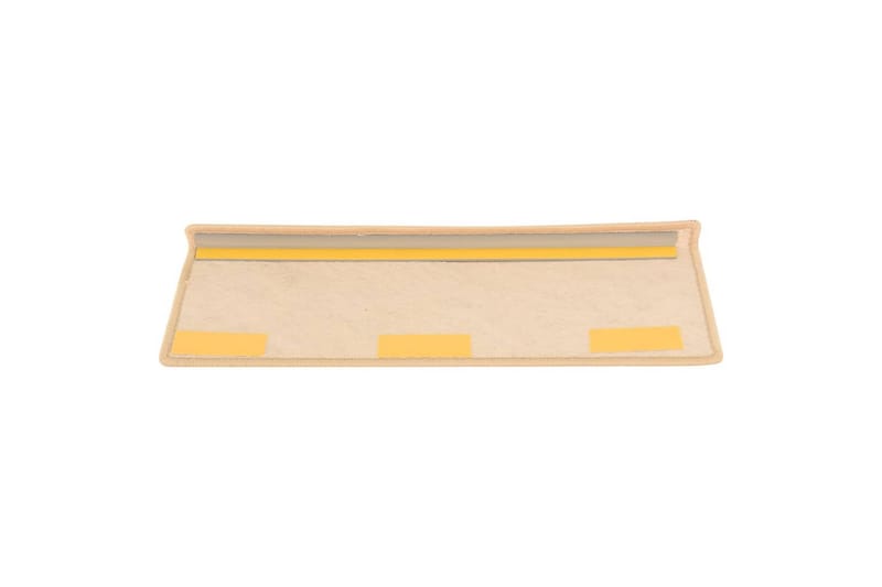 Selvklebende trappematter sisal-utseende 15 stk 65x25 cm - Beige - Tekstiler & tepper - Teppe & matte - Spesialmatte - Trappetrinnstepper