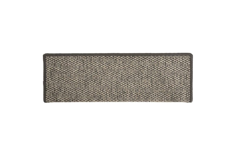 Selvklebende trappematter sisal 15 stk 65x25 cm - Beige - Tekstiler & tepper - Teppe & matte - Spesialmatte - Trappetrinnstepper