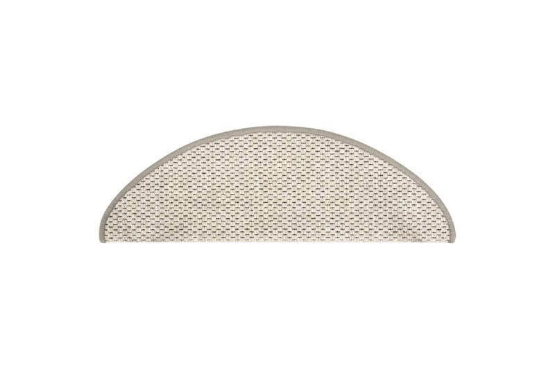 Selvklebende trappematter sisal-utseende 15 stk 65x25 cm - Beige - Tekstiler & tepper - Teppe & matte - Spesialmatte - Trappetrinnstepper