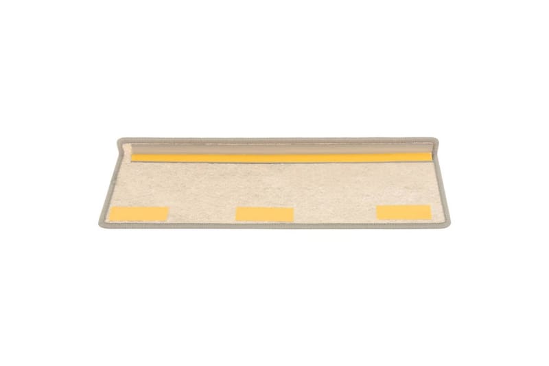 Selvklebende trappematter sisal-utseende 15 stk 65x25 cm - Beige - Tekstiler & tepper - Teppe & matte - Spesialmatte - Trappetrinnstepper