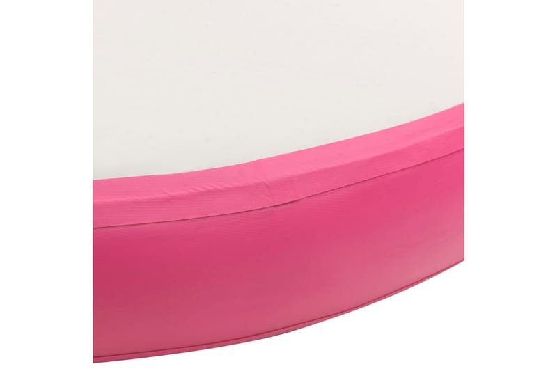 Oppblåsbar gymnastikkmatte med pumpe 100x100x15 cm PVC rosa - Tekstiler & tepper - Teppe & matte - Spesialmatte - Treningsmatte