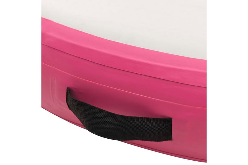 Oppblåsbar gymnastikkmatte med pumpe 100x100x15 cm PVC rosa - Tekstiler & tepper - Teppe & matte - Spesialmatte - Treningsmatte