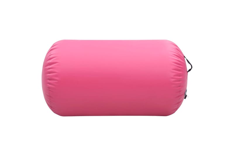 Oppblåsbar gymnastikkrull med pumpe 100x60 cm PVC rosa - Tekstiler & tepper - Teppe & matte - Spesialmatte - Treningsmatte