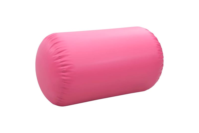 Oppblåsbar gymnastikkrull med pumpe 100x60 cm PVC rosa - Tekstiler & tepper - Teppe & matte - Spesialmatte - Treningsmatte