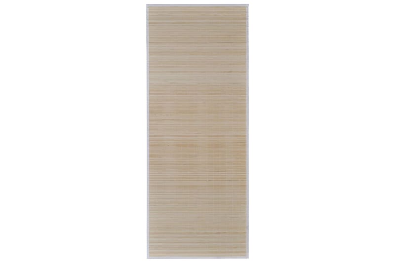 Tepper i naturlig bambus rektangulr 2 stk 120x180 cm - Beige - Tekstiler & tepper - Teppe & matte