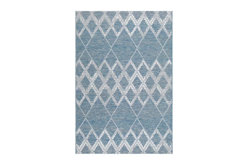 Athena Kilim Utendørsmatte 200x290 cm - Blå - Tekstiler & tepper - Teppe & matte - Utendørs tepper