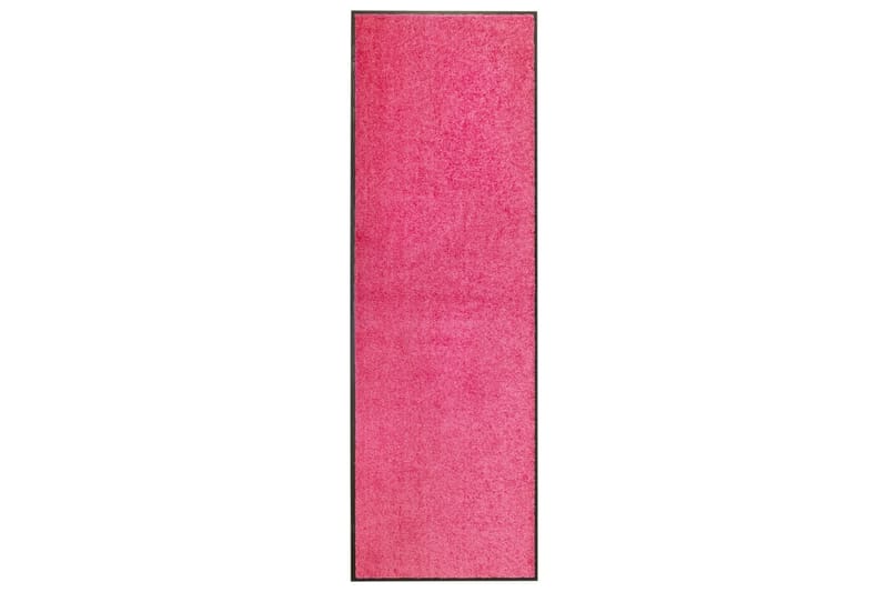 Dørmatte vaskbar rosa 60x180 cm - Rosa - Tekstiler & tepper - Teppe & matte - Utendørs tepper - Dørmatte og entrématte