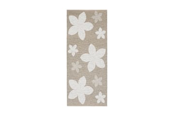 Plastmatte Flower 150x150 Vendbar PVC Beige