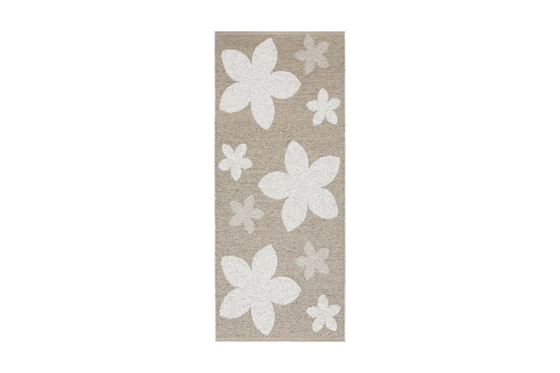 Plastmatte Flower 150x150 Vendbar PVC Beige - Horredsmattan - Tekstiler & tepper - Teppe & matte - Utendørs tepper - Plasttepper