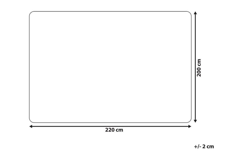 Pledd 200 x 220 cm svart DELICE - Svart - Tepper & pledd